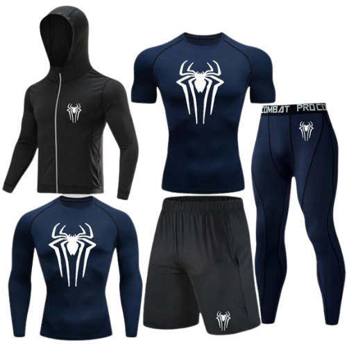 Spiderman Clothing Bundle  Shirts, Shorts, and Pants – Dark