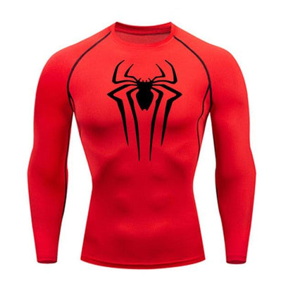 Long Sleeve Spider-Man Compression Shirt | Black / Red – GOTHAM'S LEGACY